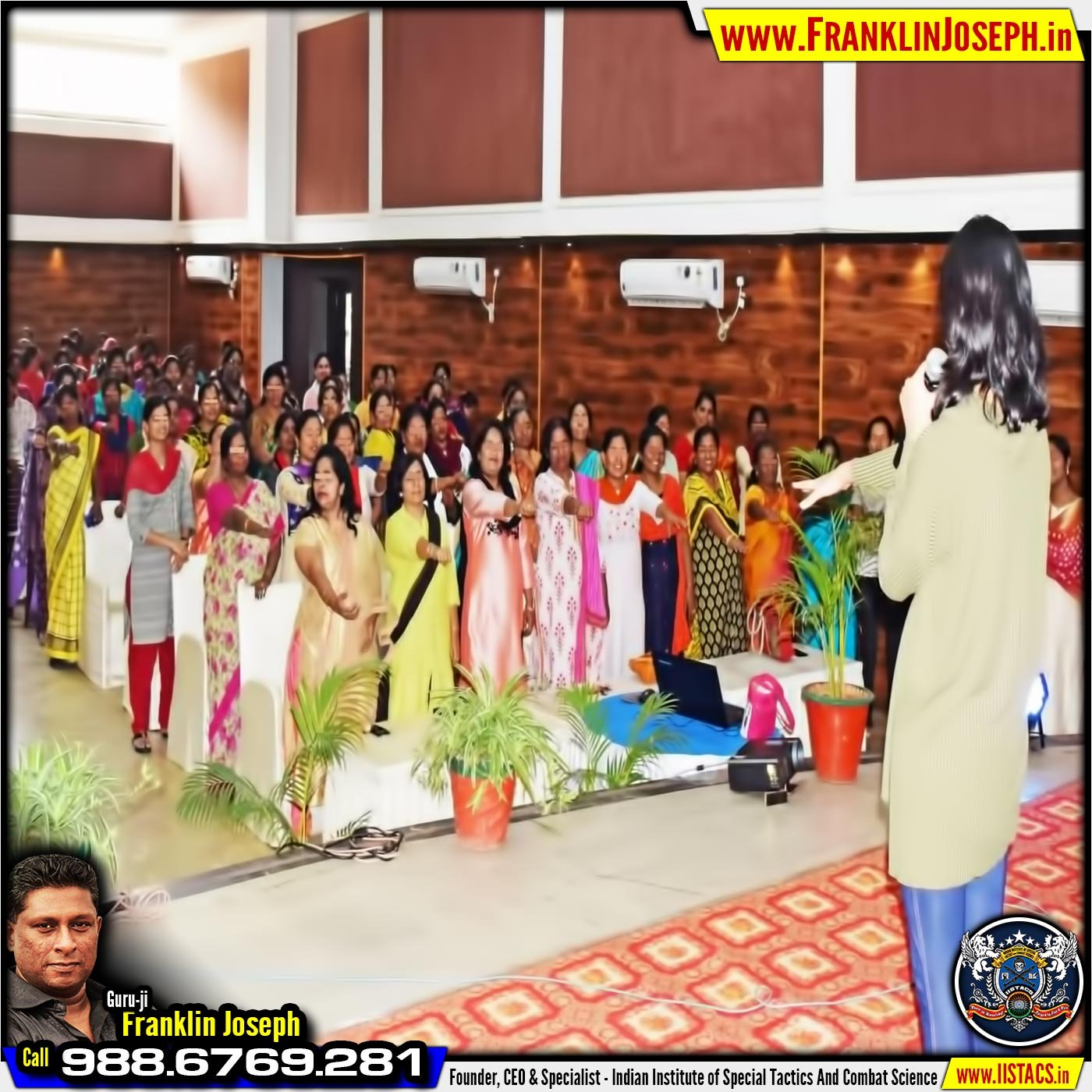 Online Classes - Krav Maga Self Defence - Franklin Joseph, Specialist & CEO, Indian Institute of Special Tactics And Combat Science Iteach Ipower Workshops